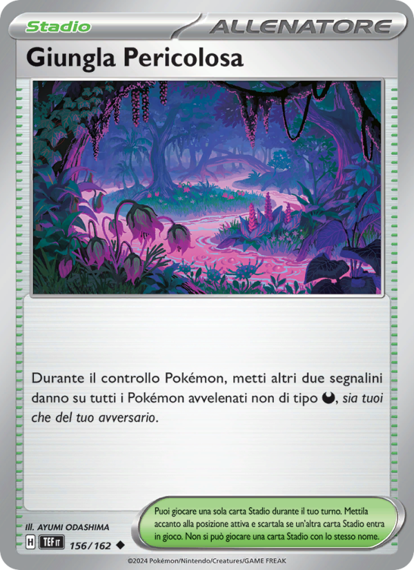 Giungla Pericolosa 156/218 — Cronoforze (Italian Pokémon TCG card)