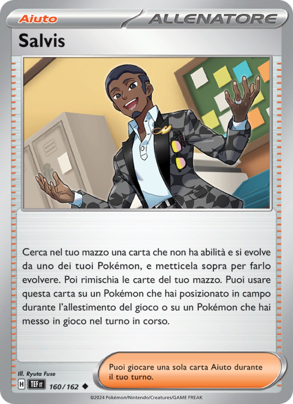 Salvis 160/218 — Cronoforze (Italian Pokémon TCG card)