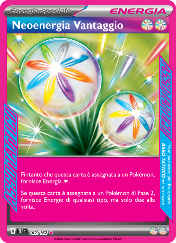 Neoenergia Vantaggio 162/218 — Cronoforze (Italian Pokémon TCG card)