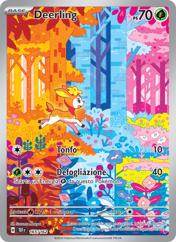 Deerling 165/218 — Cronoforze (Italian Pokémon TCG card)