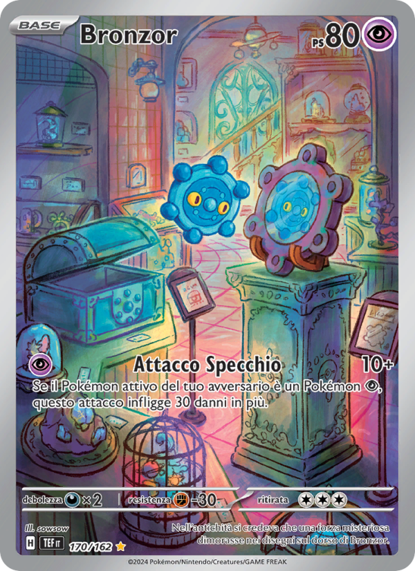 Bronzor 170/218 — Cronoforze (Italian Pokémon TCG card)