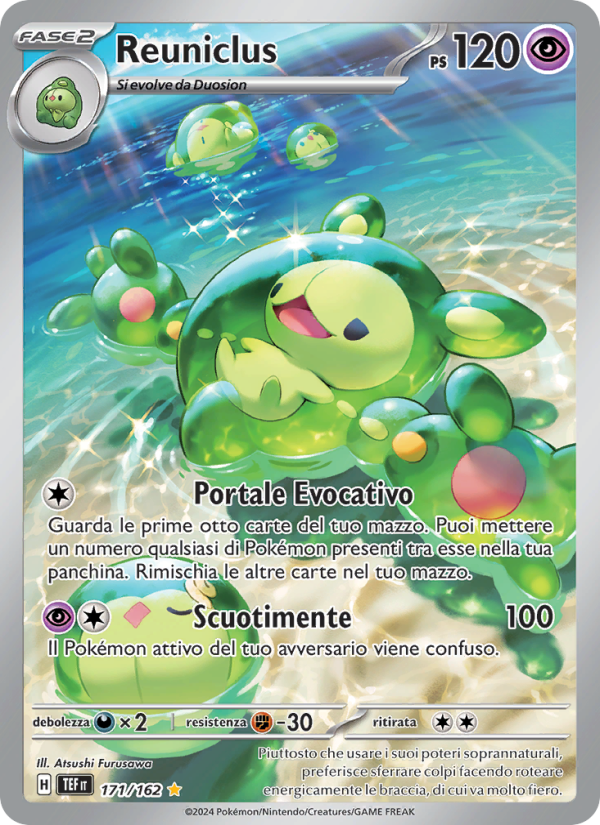 Reuniclus 171/218 — Cronoforze (Italian Pokémon TCG card)