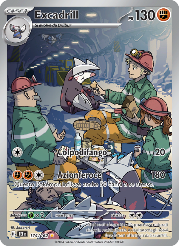 Excadrill 174/218 — Cronoforze (Italian Pokémon TCG card)