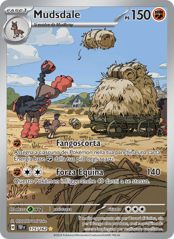 Mudsdale 175/218 — Cronoforze (Italian Pokémon TCG card)