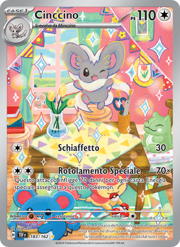 Cinccino 183/218 — Cronoforze (Italian Pokémon TCG card)