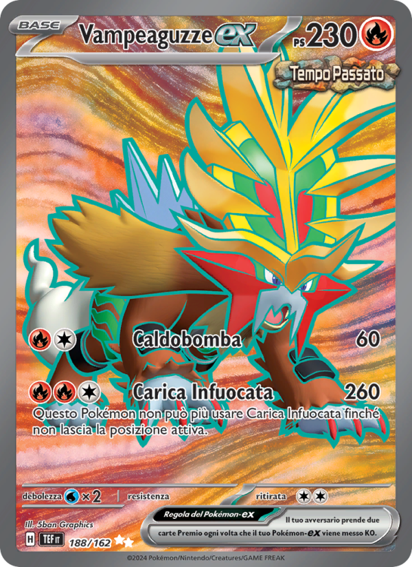 Vampeaguzze-ex 188/218 — Cronoforze (Italian Pokémon TCG card)