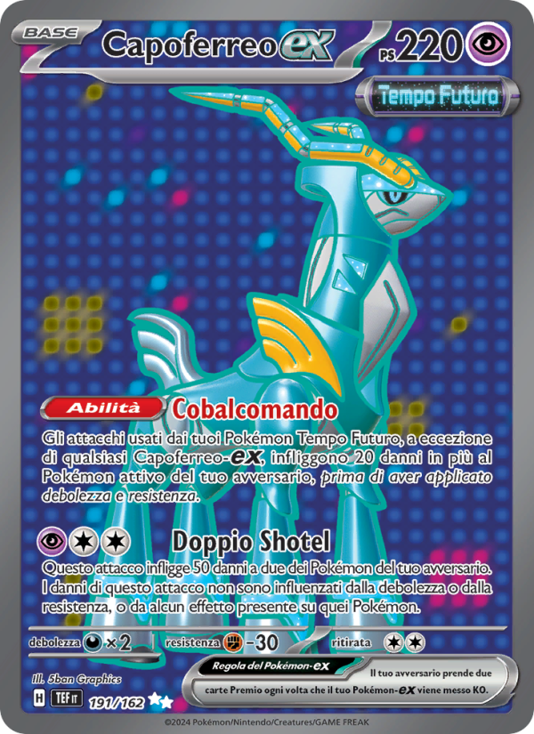 Capoferreo-ex 191/218 — Cronoforze (Italian Pokémon TCG card)