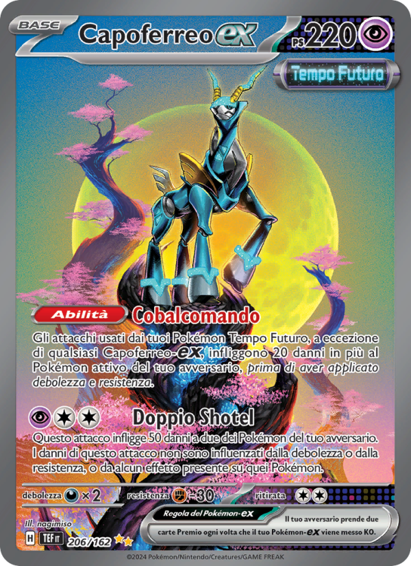Capoferreo-ex 206/218 — Cronoforze (Italian Pokémon TCG card)