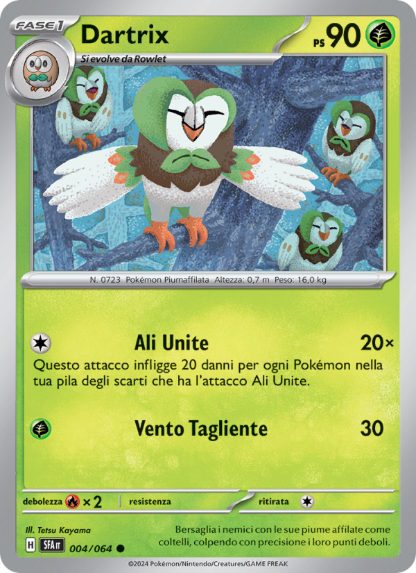 Dartrix 004/99 — Segreto Fiabesco (Italian Pokémon TCG card)