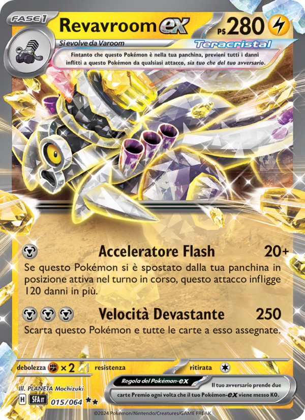 Revavroom-ex 015/99 — Segreto Fiabesco (Italian Pokémon TCG card)