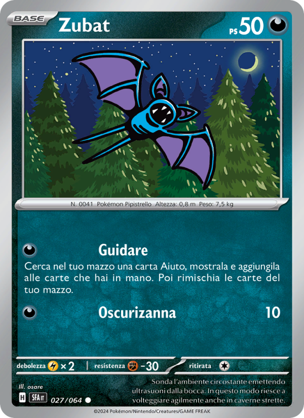 Zubat 027/99 — Segreto Fiabesco (Italian Pokémon TCG card)