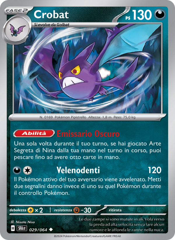 Crobat 029/99 — Segreto Fiabesco (Italian Pokémon TCG card)