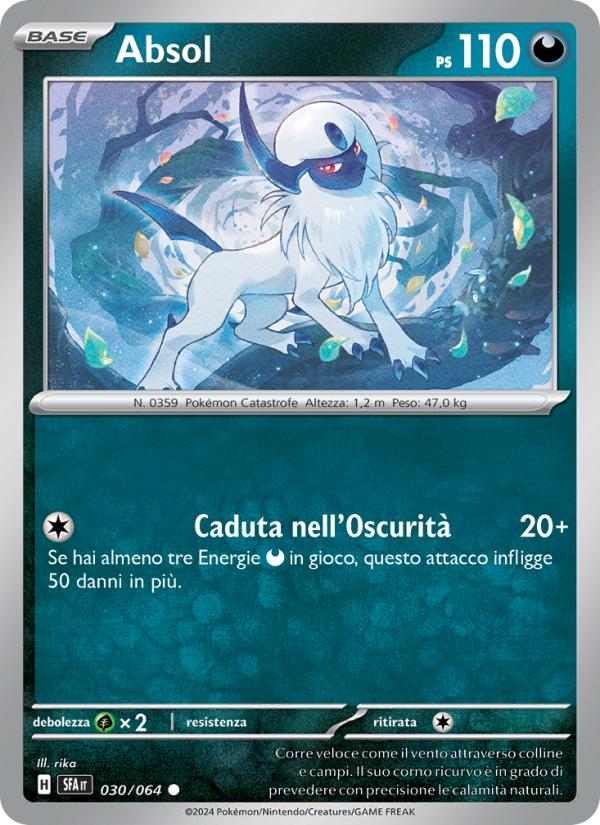 Absol 030/99 — Segreto Fiabesco (Italian Pokémon TCG card)