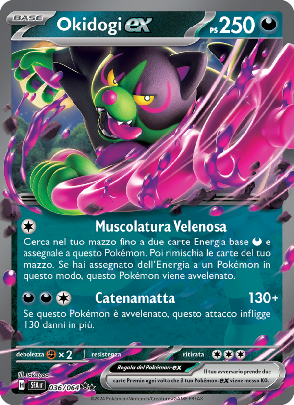 Okidogi-ex 036/99 — Segreto Fiabesco (Italian Pokémon TCG card)