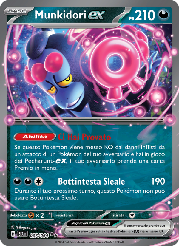 Munkidori-ex 037/99 — Segreto Fiabesco (Italian Pokémon TCG card)