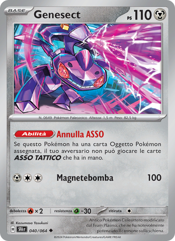 Genesect 040/99 — Segreto Fiabesco (Italian Pokémon TCG card)