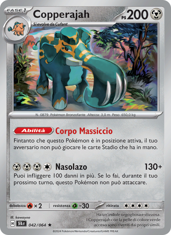 Copperajah 042/99 — Segreto Fiabesco (Italian Pokémon TCG card)