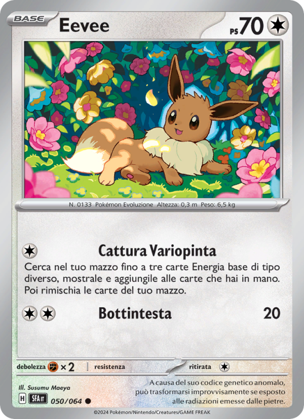 Eevee 050/99 — Segreto Fiabesco (Italian Pokémon TCG card)