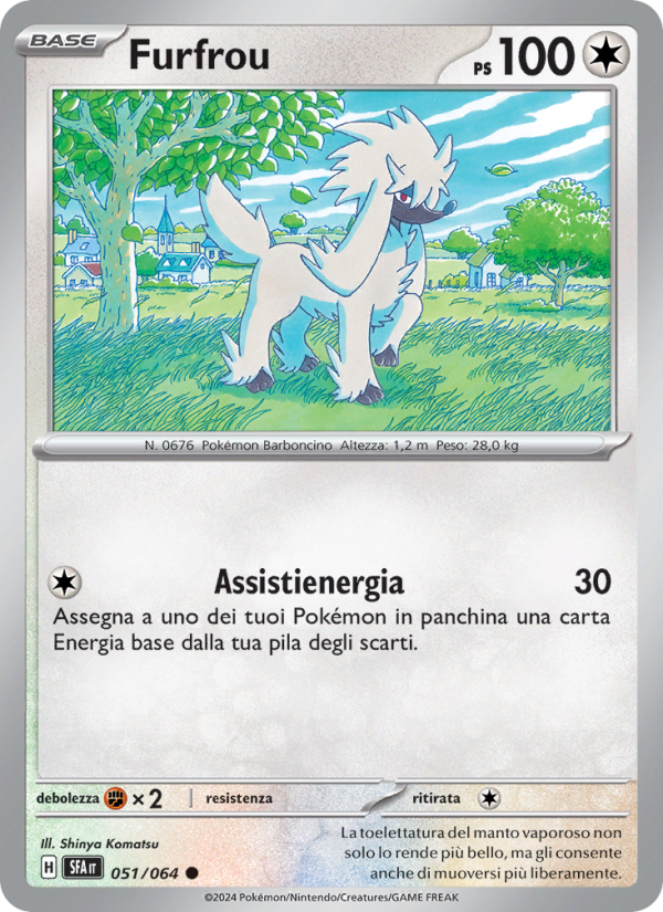 Furfrou 051/99 — Segreto Fiabesco (Italian Pokémon TCG card)