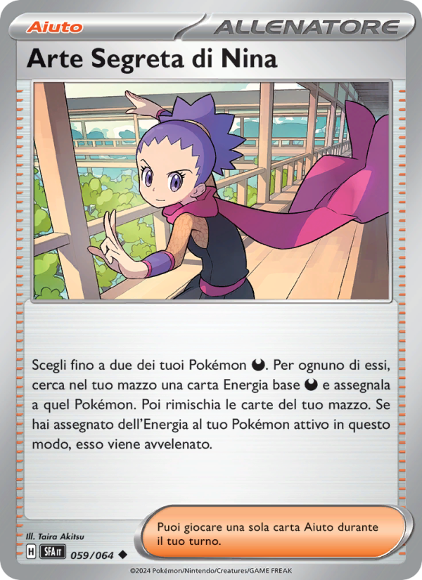 Arte Segreta di Nina 059/99 — Segreto Fiabesco (Italian Pokémon TCG card)