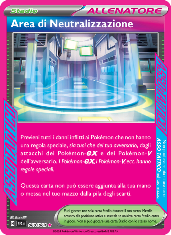 Area di Neutralizzazione 060/99 — Segreto Fiabesco (Italian Pokémon TCG card)
