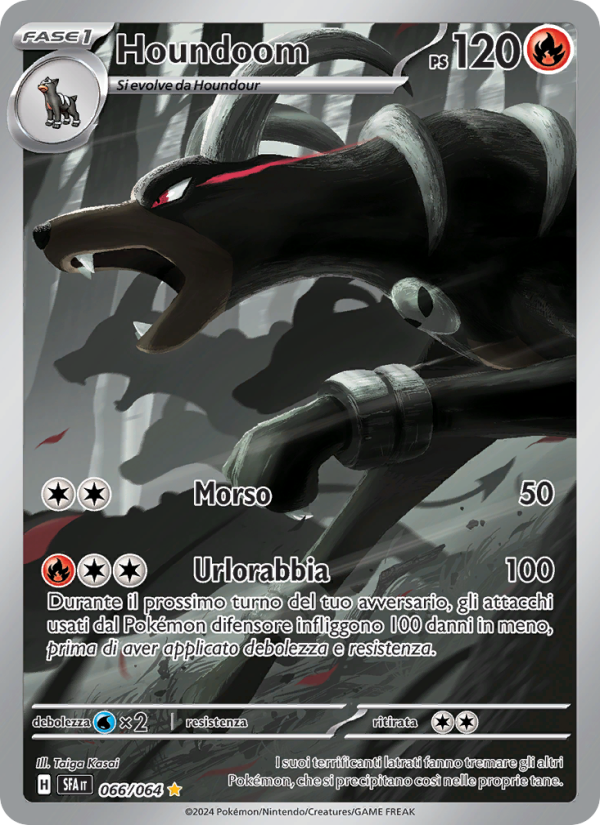 Houndoom 066/99 — Segreto Fiabesco (Italian Pokémon TCG card)