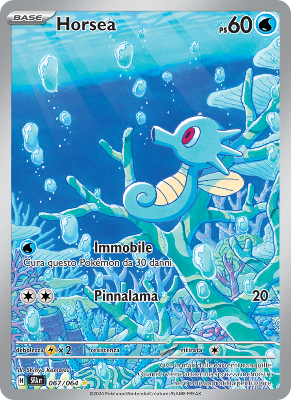 Horsea 067/99 — Segreto Fiabesco (Italian Pokémon TCG card)