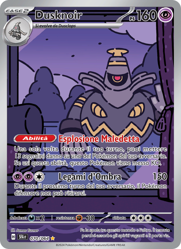 Dusknoir 070/99 — Segreto Fiabesco (Italian Pokémon TCG card)