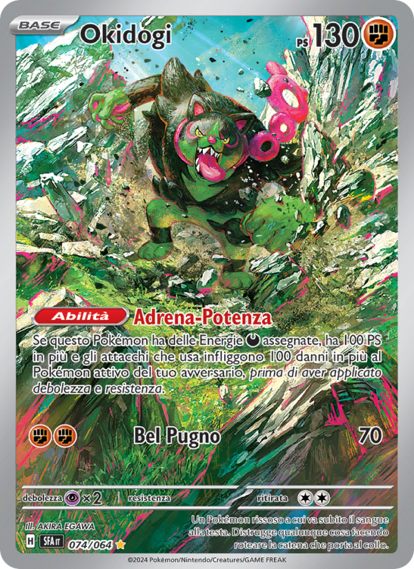 Okidogi 074/99 — Segreto Fiabesco (Italian Pokémon TCG card)