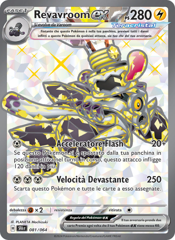 Revavroom-ex 081/99 — Segreto Fiabesco (Italian Pokémon TCG card)