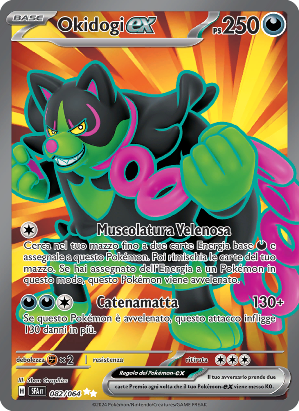 Okidogi-ex 082/99 — Segreto Fiabesco (Italian Pokémon TCG card)
