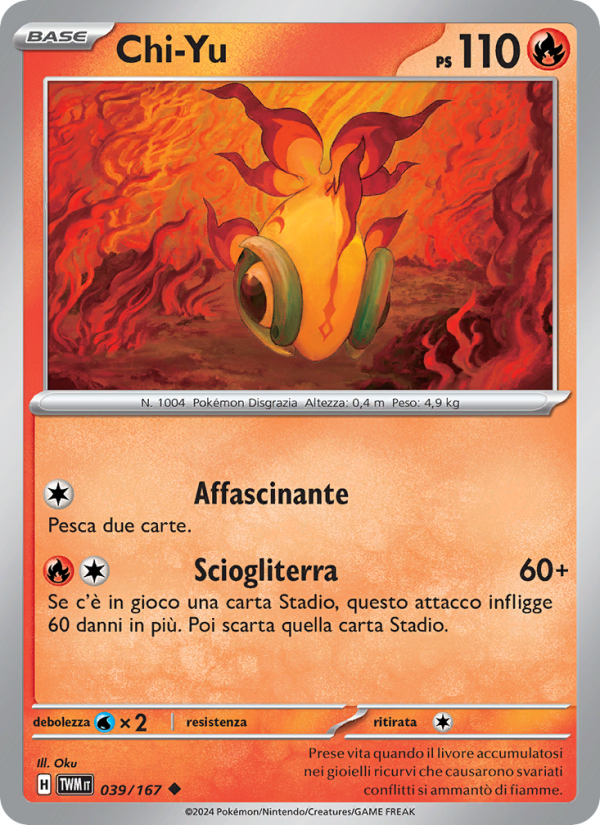 Chi-Yu 039/226 — Crepuscolo Mascherato (Italian Pokémon TCG card)