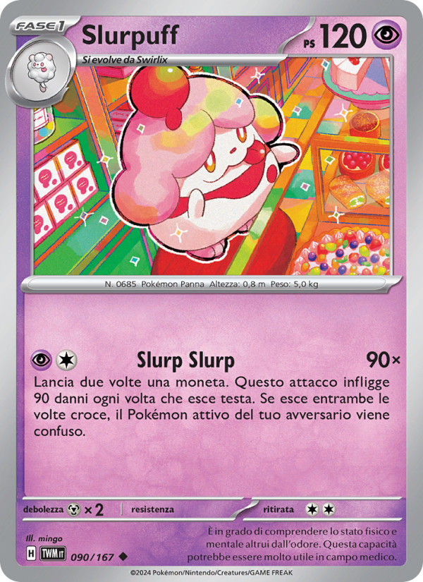 Slurpuff 090/226 — Crepuscolo Mascherato (Italian Pokémon TCG card)
