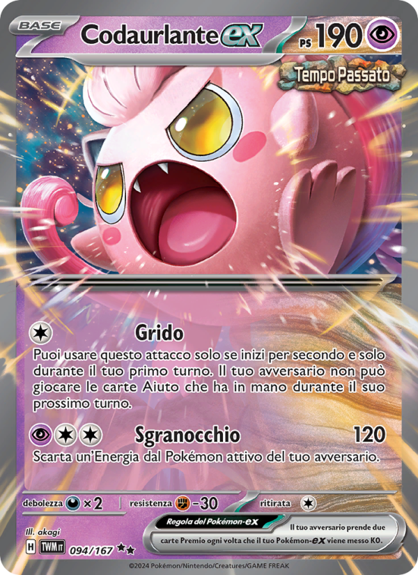 Codaurlante-ex 094/226 — Crepuscolo Mascherato (Italian Pokémon TCG card)