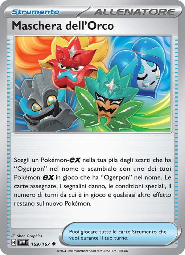 Maschera dell'Orco 159/226 — Crepuscolo Mascherato (Italian Pokémon TCG card)
