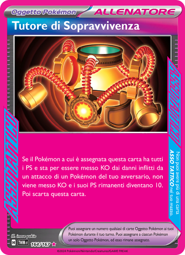 Tutore di Sopravvivenza 164/226 — Crepuscolo Mascherato (Italian Pokémon TCG card)