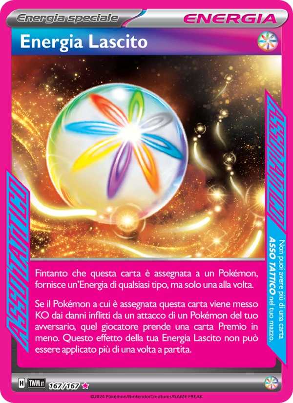 Energia Lascito 167/226 — Crepuscolo Mascherato (Italian Pokémon TCG card)