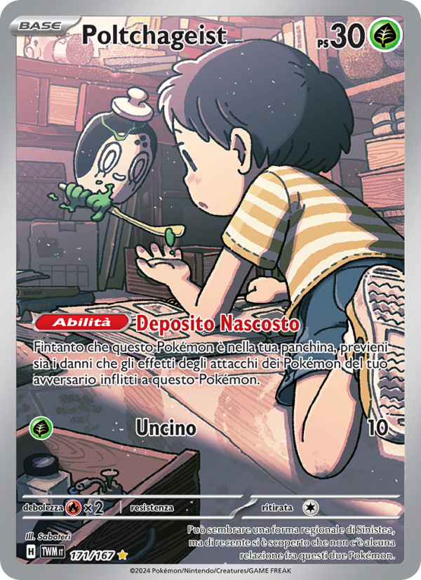 Poltchageist 171/226 — Crepuscolo Mascherato (Italian Pokémon TCG card)