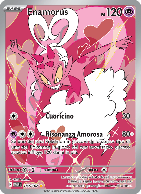 Enamorus 180/226 — Crepuscolo Mascherato (Italian Pokémon TCG card)