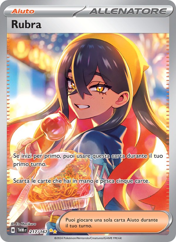 Rubra 217/226 — Crepuscolo Mascherato (Italian Pokémon TCG card)