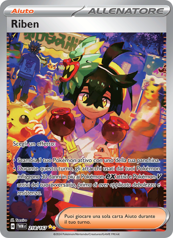 Riben 218/226 — Crepuscolo Mascherato (Italian Pokémon TCG card)