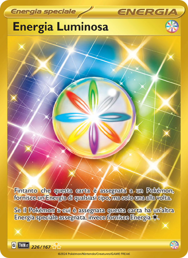 Energia Luminosa 226/226 — Crepuscolo Mascherato (Italian Pokémon TCG card)
