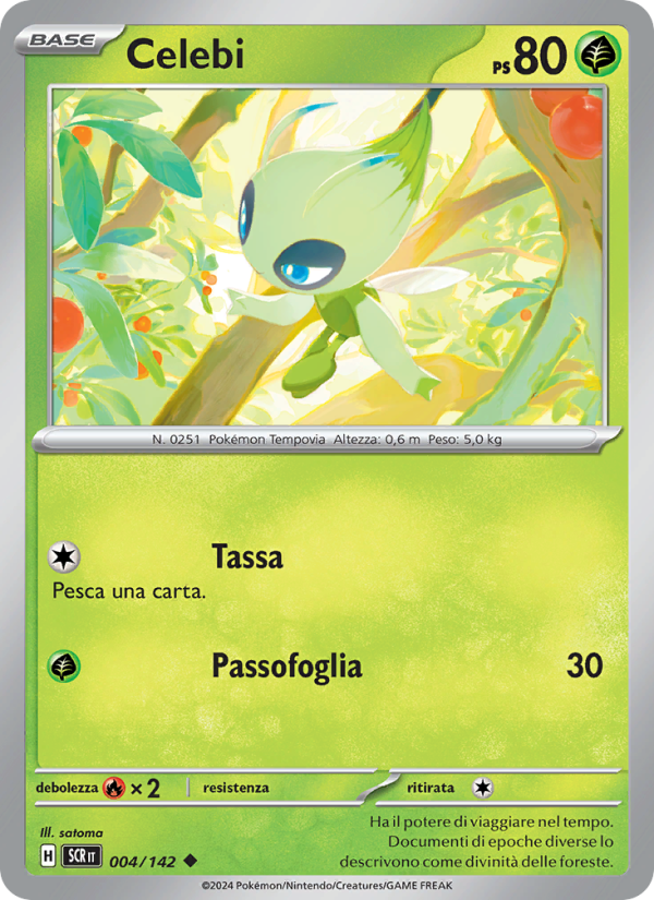 Celebi 004/175 — Corona Astrale (Italian Pokémon TCG card)