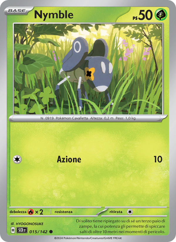 Nymble 015/175 — Corona Astrale (Italian Pokémon TCG card)