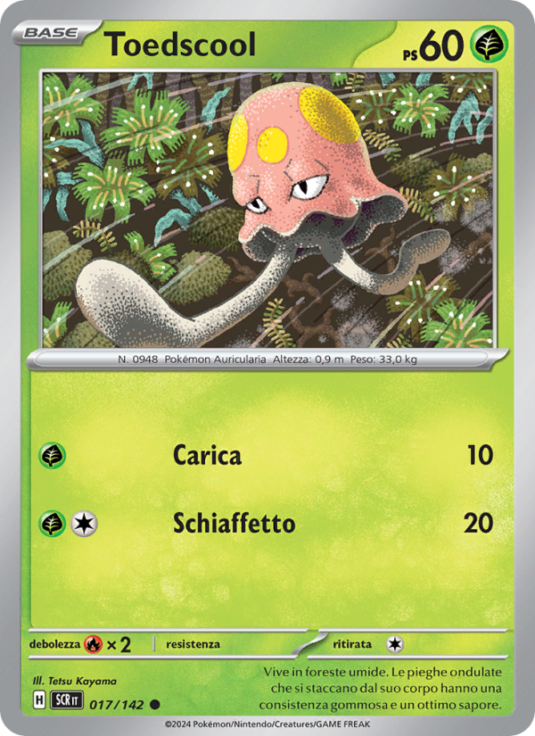 Toedscool 017/175 — Corona Astrale (Italian Pokémon TCG card)