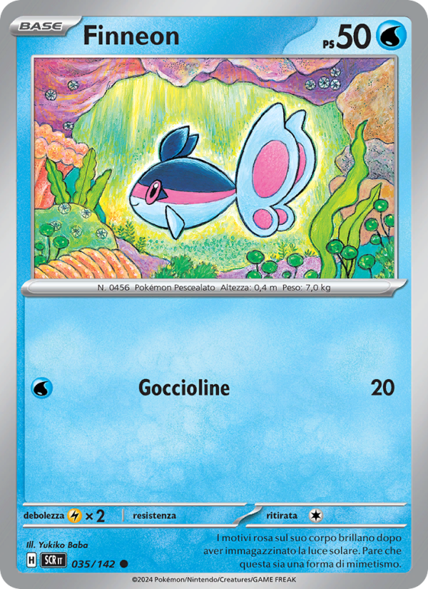 Finneon 035/175 — Corona Astrale (Italian Pokémon TCG card)