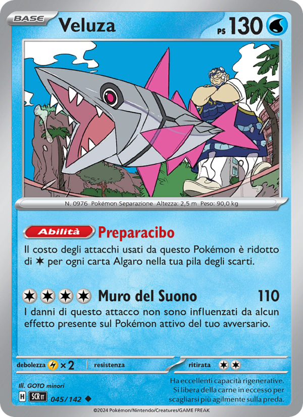 Veluza 045/175 — Corona Astrale (Italian Pokémon TCG card)