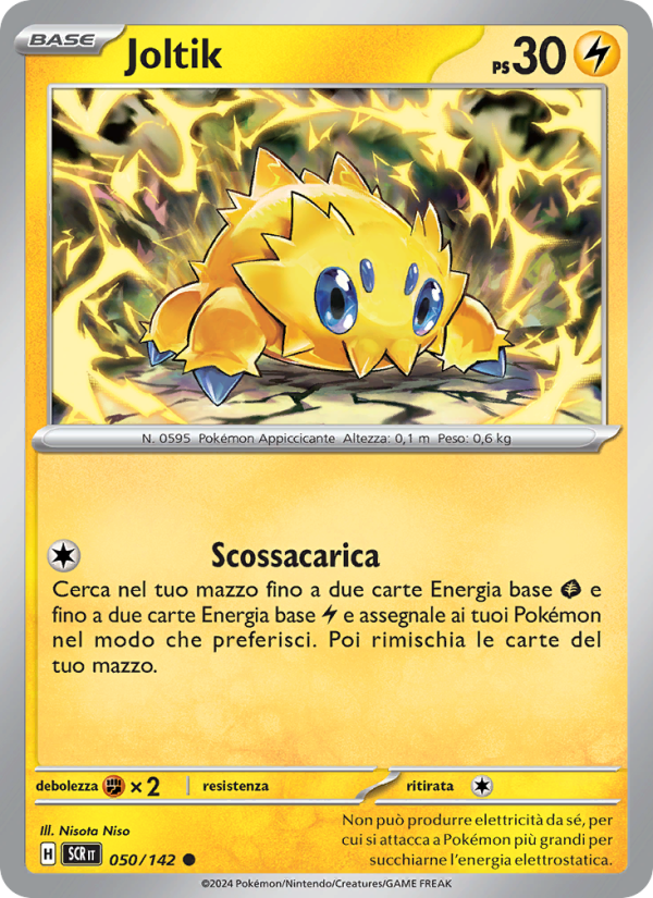 Joltik 050/175 — Corona Astrale (Italian Pokémon TCG card)