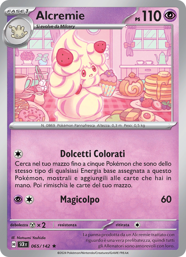 Alcremie 065/175 — Corona Astrale (Italian Pokémon TCG card)