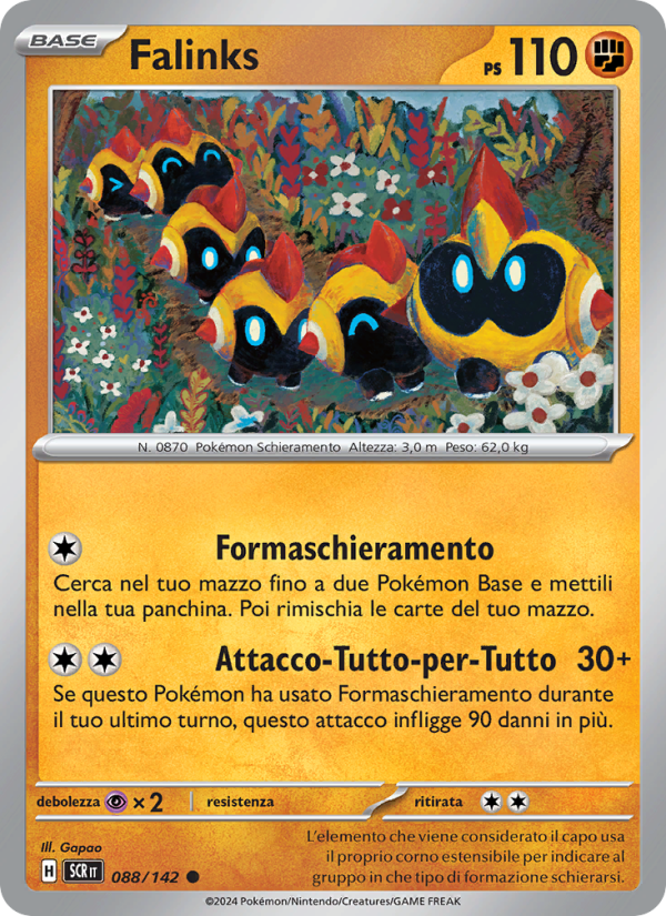 Falinks 088/175 — Corona Astrale (Italian Pokémon TCG card)